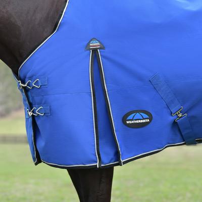Show full view: WeatherBeeta ComFiTec Essential Standard Neck 220G Horse Turnout, Cobalt/Black, 48-in slide 6 of 9