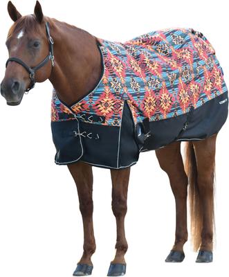 Show full view: WeatherBeeta ComFiTec Essential Standard Neck 220G Horse Turnout, Western Sunset Print, 75-in slide 2 of 2