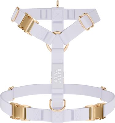 Show full view: Sunny Tails Cloud Lite Waterproof Metal No-Pull Dog Harness, Lavender Haze, Medium: 20 to 29-in chest slide 7 of 9