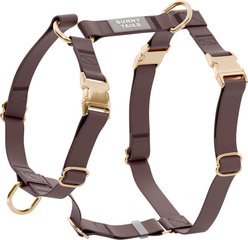 Sunny Tails Cloud Lite Waterproof Metal No-Pull Dog Harness, Espresso Brown, Medium: 20 to 29-in chest
