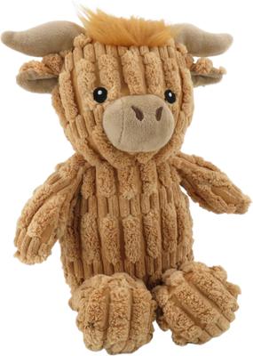 Show full view: Linzy Toys Highland Cow Squeaky Plush Dog Toy slide 7 of 8
