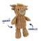 Show in main carousel: Linzy Toys Highland Cow Squeaky Plush Dog Toy slide 3 of 8