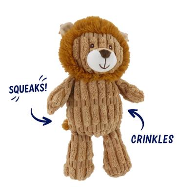 Show full view: Linzy Toys Lion Squeaky Plush Dog Toy slide 2 of 7