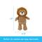 Show in main carousel: Linzy Toys Lion Squeaky Plush Dog Toy slide 3 of 7