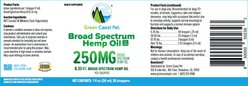 Green Coast Pet Broad Spectrum Hemp Oil Liquid Calming Supplement for Dogs, 250 mg, 1-fl oz bottle slide 2 of 2