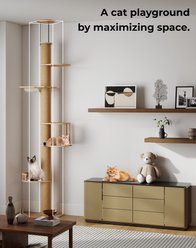 Coziwow Floor-to-Ceiling 89 to 112-in Adjustable Cat Tree slide 2 of 9