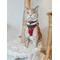 Show in main carousel: Sassy Woof Deck the Paws Cat Collar, Small: 6 to 8-in neck, 2/5-in wide slide 5 of 5
