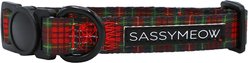 Sassy Woof Deck the Paws Cat Collar, Small: 6 to 8-in neck, 2/5-in wide