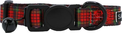 Show full view: Sassy Woof Deck the Paws Cat Collar, Small: 6 to 8-in neck, 2/5-in wide slide 2 of 5