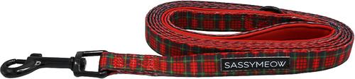 Show full view: Sassy Woof Deck the Paws Cat Leash, 6-ft long, 0.6-in wide slide 3 of 5