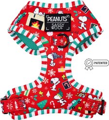 Sassy Woof Peanuts Beagle Bells Adjustable Dog Harness, XX-Small: 10 to 14-in chest