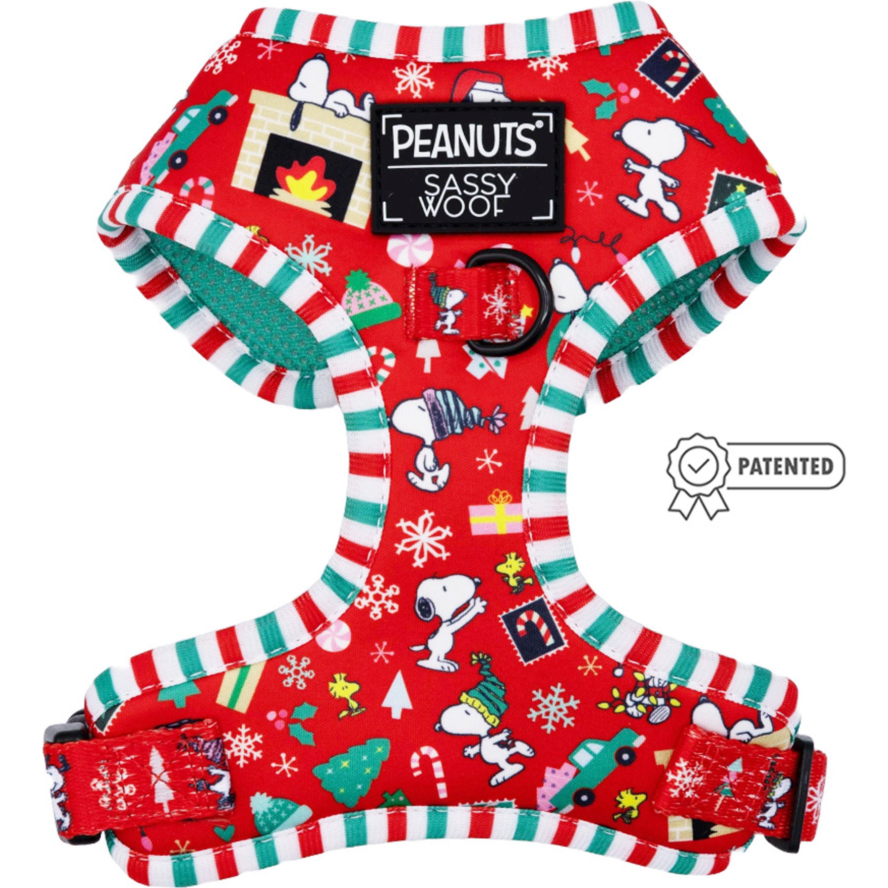 Sassy Woof Peanuts Beagle Bells Adjustable Dog Harness, Large: 22 to 33-in chest