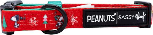 Show full view: Sassy Woof Peanuts Beagle Bells Dog Collar, X-Small: 9.5-in neck, 1/3-in wide slide 3 of 7