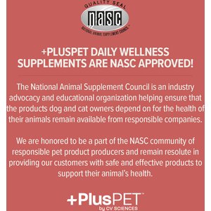 +PlusPET Daily Balance Beef Flavored Full Spectrum Hemp Extract Oil Health Supplement for Dogs & Cats, 1.86-fl oz bottle