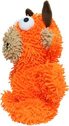 Mighty Microfiber Ball Med Bull Squeaky Plush Dog Toy, Orange slide 2 of 5