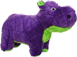 Mighty Safari Hippo Squeaky Plush Dog Toy, Purple slide 2 of 5