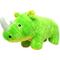 Show in main carousel: Mighty Safari Rhinoceros Squeaky Plush Dog Toy, Green slide 1 of 6