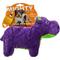 Show in main carousel: Mighty Safari Hippo Squeaky Plush Dog Toy, Purple slide 5 of 6