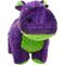 Show in main carousel: Mighty Safari Hippo Squeaky Plush Dog Toy, Purple slide 2 of 6