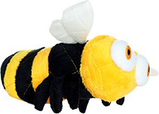 Mighty Jr Bug Bee Squeaky Plush Dog Toy, Multicolor