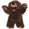 Show in main carousel: Mighty Jr Angry Animals Bear Squeaky Plush Dog Toy, Brown slide 1 of 6