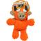 Show in main carousel: Mighty Microfiber Ball Med Bull Squeaky Plush Dog Toy, Orange slide 5 of 6