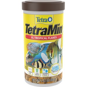TetraMin X-Large Tropical Flakes Fish Food, 2.82-oz jar