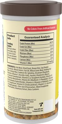 Show full view: TetraMin X-Large Tropical Flakes Fish Food, 2.82-oz jar slide 2 of 7