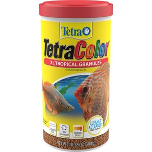 Tetra Color Tropical Granules Fish Food, 10.58-oz jar