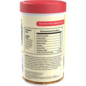 Tetra Color Tropical Flakes Fish Food, 2.20-oz jar