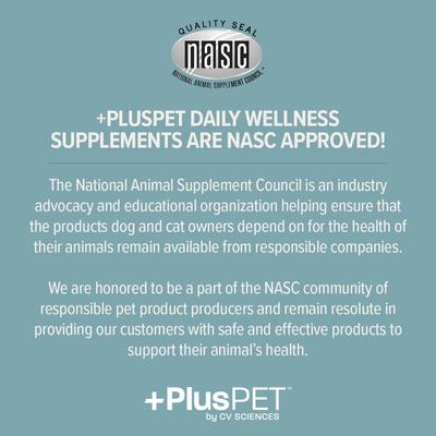 Show full view: +PlusPET Pet Daily Balance Softgel Full Spectrum Hemp Extract Health Supplement for Large Breed Dogs, 30 count slide 5 of 9