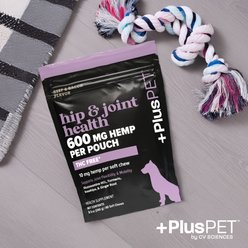 +PlusPET Pet Hip & Joint Health Beef & Bacon Flavored Soft Chew Full Spectrum Hemp Extract Joint Health Supplement for Dogs, 60 count slide 2 of 6