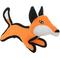 Show in main carousel: Tuffy's Jr Zoo Fox Squeaky Dog Plush Toy, Orange slide 3 of 6