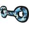 Show in main carousel: Tuffy's Tug-O-War Camo Squeaky Dog Plush Toy, Blue, Medium slide 2 of 6