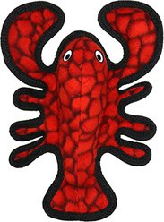 Tuffy's Ocean Creature Jr Lobster Squeaky Dog Plush Toy, Red