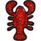 Show in main carousel: Tuffy's Ocean Creature Jr Lobster Squeaky Dog Plush Toy, Red slide 1 of 6