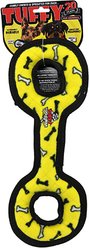 Tuffy's Tug-O-War Bone Squeaky Dog Plush Toy, Yellow, Medium slide 2 of 5