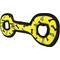 Show in main carousel: Tuffy's Tug-O-War Bone Squeaky Dog Plush Toy, Yellow, Medium slide 3 of 7