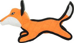 Tuffy's Jr Zoo Fox Squeaky Dog Plush Toy, Orange