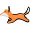Show in main carousel: Tuffy's Jr Zoo Fox Squeaky Dog Plush Toy, Orange slide 1 of 6