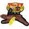 Show in main carousel: Tuffy's Jr Barnyard Rabbit Squeaky Dog Plush Toy, Brown slide 5 of 6
