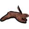 Show in main carousel: Tuffy's Jr Barnyard Rabbit Squeaky Dog Plush Toy, Brown slide 3 of 6