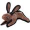 Show in main carousel: Tuffy's Jr Barnyard Rabbit Squeaky Dog Plush Toy, Brown slide 1 of 6