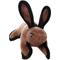 Show in main carousel: Tuffy's Jr Barnyard Rabbit Squeaky Dog Plush Toy, Brown slide 2 of 6