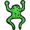 Show in main carousel: Tuffy's Desert Phrog Leaping Squeaky Dog Plush Toy, Green slide 4 of 6