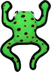 Tuffy's Desert Phrog Leaping Squeaky Dog Plush Toy, Green