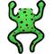 Show in main carousel: Tuffy's Desert Phrog Leaping Squeaky Dog Plush Toy, Green slide 1 of 6