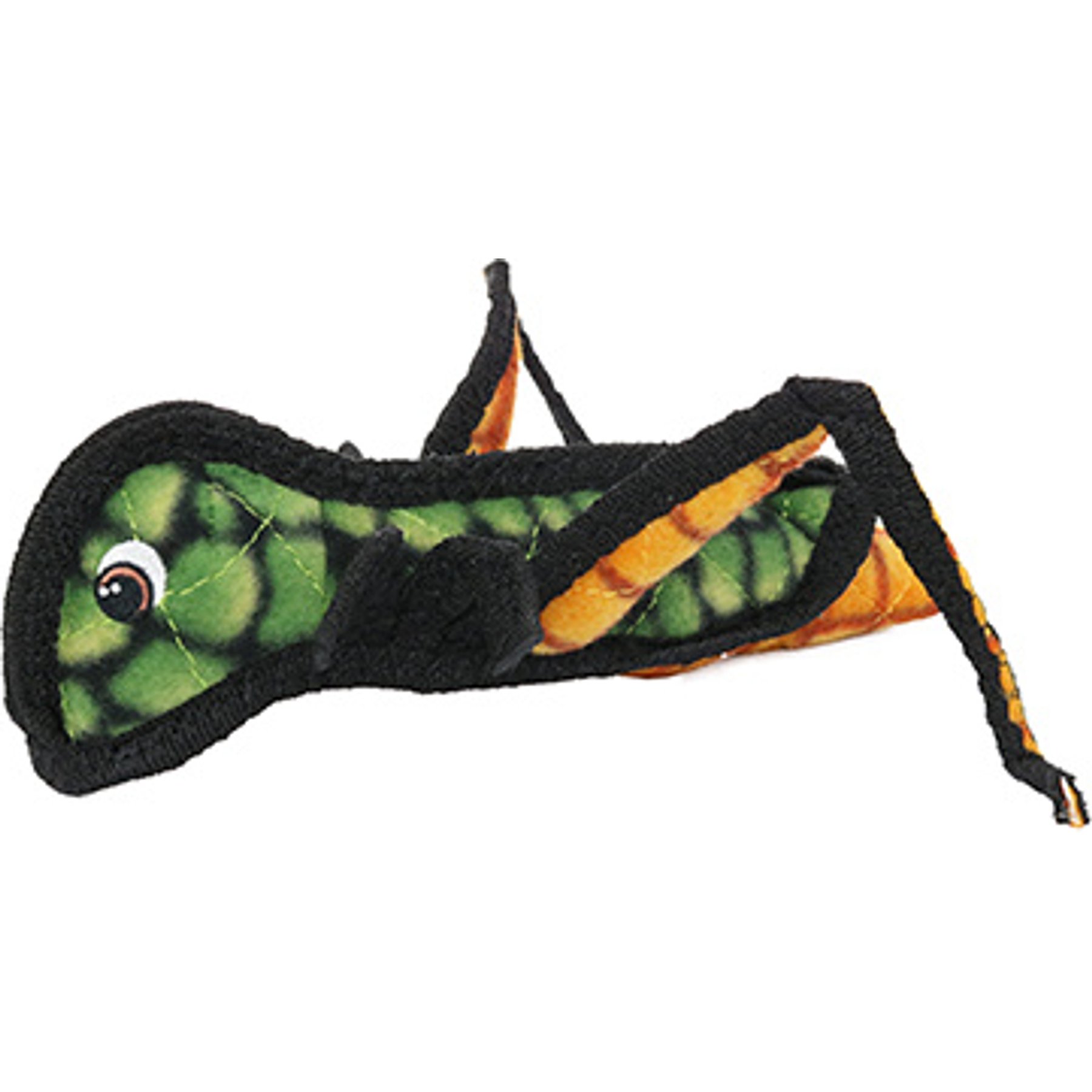 Tuffy's Bug Grasshopper Squeaky Dog Plush Toy, Multicolor