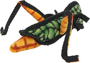 Show full view: Tuffy's Bug Grasshopper Squeaky Dog Plush Toy, Multicolor slide 3 of 6