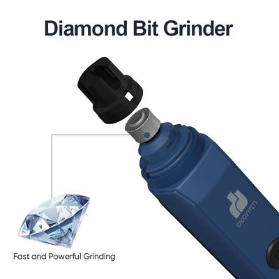 Show full view: GroovyPets Ultra Quiet LCD Display Electric Dog & Cat Nail Grinder, Each slide 5 of 8